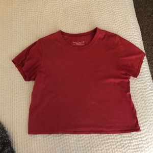 Outdoor Voices Cropped Cotton Tee